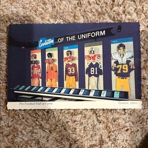 Pro Football Hall of Fame Canton, Ohio OH Original Vintage Postcard